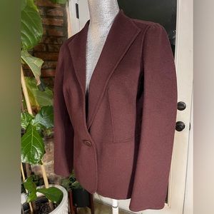 NWT TALBOTS WOOL BLEND BLAZER 10 PETITE